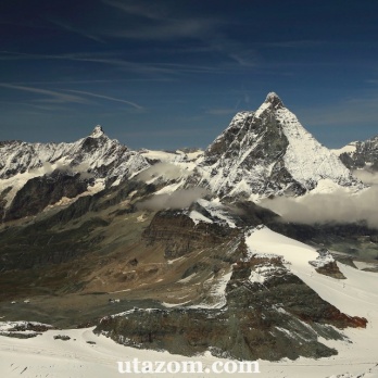 Magasan Zermatt felett a Klein Matterhorn s a Gleccserkert